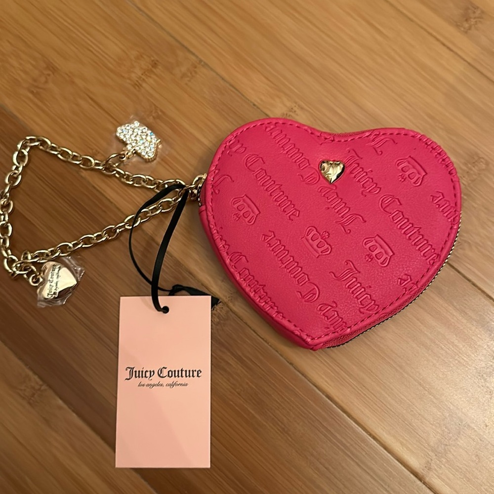 Juicy Couture Heart Wristlet